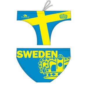 Turbo Sweden Swimming Brief Azul 7-8 Years Niño