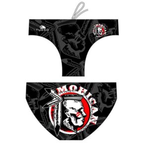 Turbo Mohicano Swimming Brief Negro 7-8 Years Niño