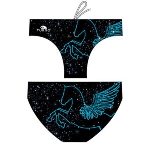 Turbo Waterpolo Pegaso Swimming Brief Negro 5-6 Years Niño
