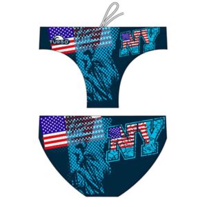 Turbo Ny Stars Swimming Brief Azul 3-4 Years Niño