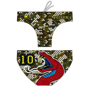 Turbo Snake Swimming Brief Multicolor 9-10 Years Niño