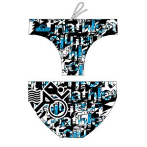 Turbo Multi Triathlon Waterpolo Swimming Brief Negro 12-24 Months Niño
