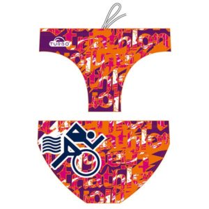 Turbo Multi Triathlon Waterpolo Swimming Brief Multicolor 9-10 Years Niño