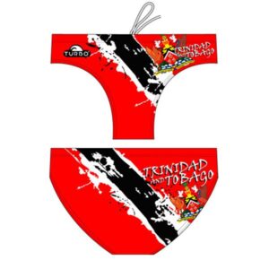 Turbo Trinidad Tobago Swimming Brief Rojo 3-4 Years Niño