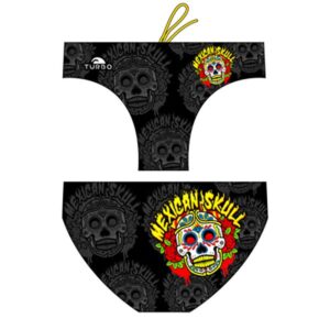 Turbo Mexican Skull 2014 Swimming Brief Negro 12-24 Months Niño