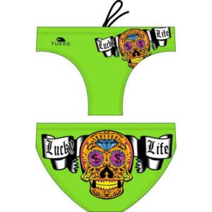 Turbo Money Skull Swimming Brief Verde M Hombre