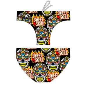 Turbo Sweet Haloween 2014 Waterpolo Swimming Brief Negro 4XL Hombre