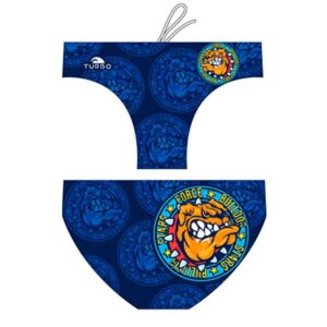 Turbo Happy Bulldog Force Swimming Brief Azul 12-24 Months Niño