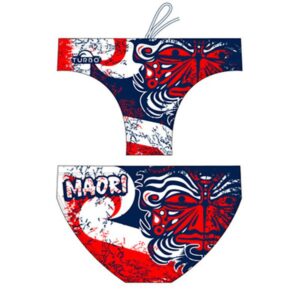 Turbo Maori Flag Waterpolo Swimming Brief Azul 12-24 Months Niño