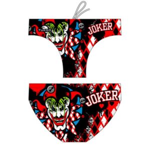 Turbo Crazy Joker Waterpolo Swimming Brief Negro 7-8 Years Niño