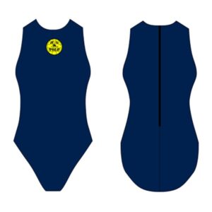 Turbo Basic Waterpolo Swimsuit Azul 5-6 Years Niña