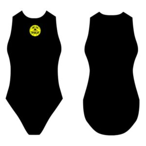 Turbo Basic Waterpolo Swimsuit Negro 9-10 Years Niña