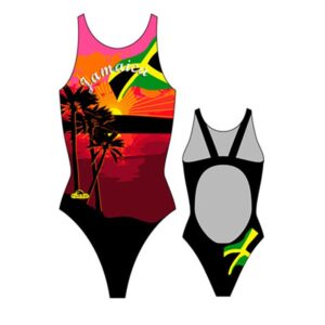 Turbo Jamaica Pro Resist Swimsuit Negro 9-10 Years Niña