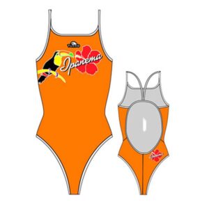 Turbo New Ipannema Thin Strap Swimsuit Naranja 12-24 Months Niña