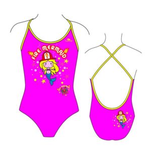 Turbo Firemer Maid Thin Strap Swimsuit Rosa 3-4 Years Niña
