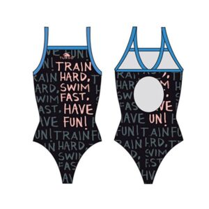 Turbo Train Patron Relax Swimsuit Azul,Negro S Mujer