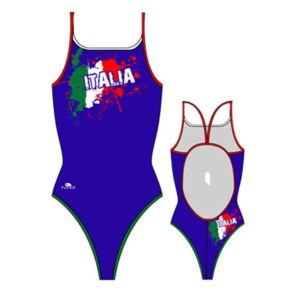 Turbo Italy 2012 Thin Strap Swimsuit Azul 12-24 Months Niña