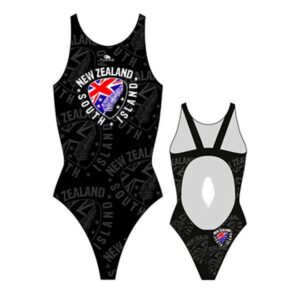 Turbo New Zealand Shield Swimsuit Negro 12-24 Months Niña