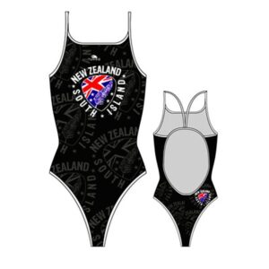 Turbo New Zealand Shield Swimsuit Negro 3XL Mujer