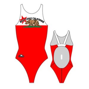Turbo California West Swimsuit Rojo 3-4 Years Niña