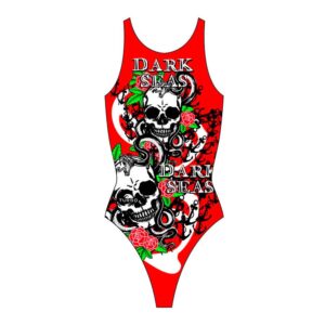 Turbo Dark Seas Swimsuit Rojo 12-24 Months Niña