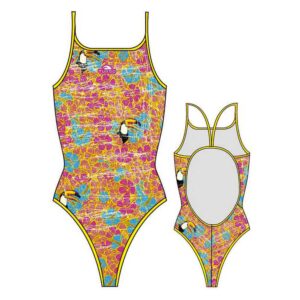 Turbo Tropical Tucan Flour Swimsuit Multicolor XL Mujer