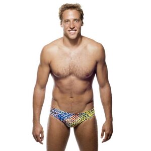 Turbo Circle Swimming Brief Multicolor M Hombre