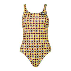 Turbo Flower 70 Swimsuit Amarillo XL Mujer