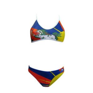 Turbo Tibet Thin Strap Bikini Multicolor 2XL Mujer