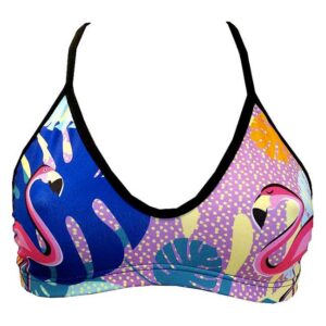 Turbo Flamingo Bikini Top Multicolor 5XL Mujer