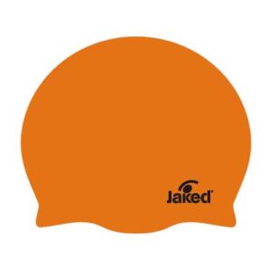 Jaked Silicon Standard Basic 10 Pieces Junior Swimming Cap Naranja