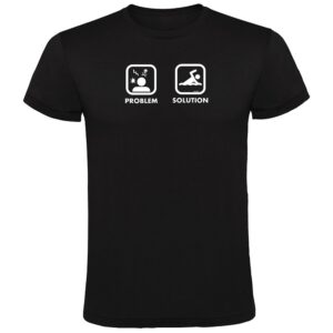 Kruskis Problem Solution Swim Short Sleeve T-shirt Negro M Hombre