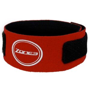 Zone3 Neoprene Timing Chip Strap Rojo
