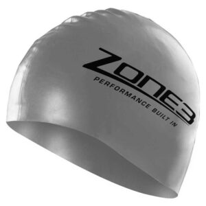 Zone3 Silicone Swimming Cap Gris