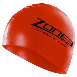 Zone3 Silicone Swimming Cap Rojo