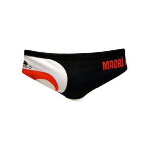 Turbo Maori Red / Black Man Swimming Brief Rojo,Blanco,Negro 4XL Hombre