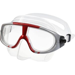 Spetton Freediver Apnea Swimming Mask Rojo,Gris