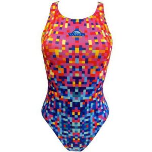 Turbo Pixels Swimsuit Multicolor 3XL Mujer