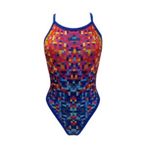 Turbo Pixels Revolution Swimsuit Multicolor L Mujer