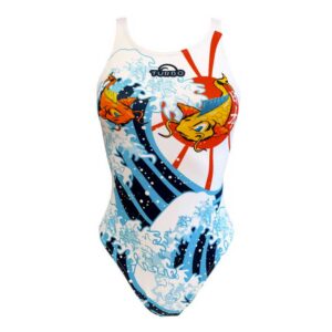 Turbo Japan Carp Swimsuit Multicolor 4XL Mujer