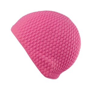 Ras Caoutchouc Bubbles Swimming Cap Rosa