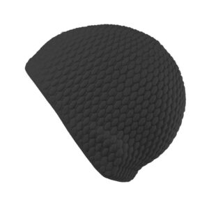 Ras Caoutchouc Bubbles Swimming Cap Negro