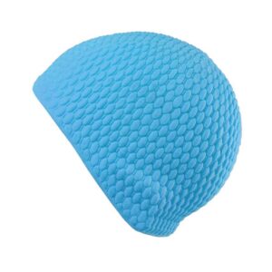Ras Caoutchouc Bubbles Swimming Cap Azul
