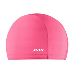 Ras Elastane Round Comfort Swimming Cap Rosa