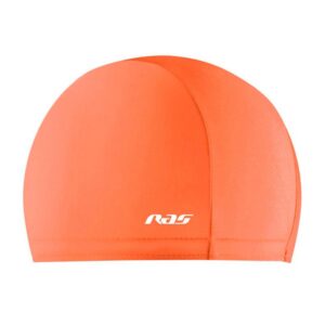 Ras Elastane Round Comfort Junior Swimming Cap Naranja