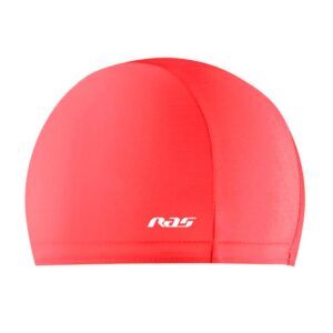 Ras Elastane Round Comfort Junior Swimming Cap Rojo