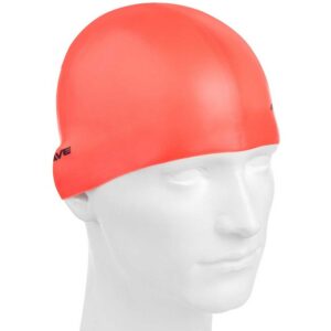 Madwave Neon Swimming Cap Rojo