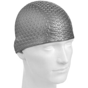 Madwave Bubble Silicone Swimming Cap Gris