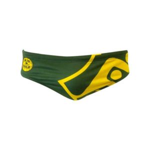 Turbo Australian Official Swimming Brief Verde 7-8 Years Niño