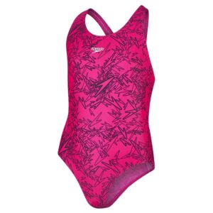 Speedo Boom Alov Splashback Swimsuit Rosa 13-14 Years Niña